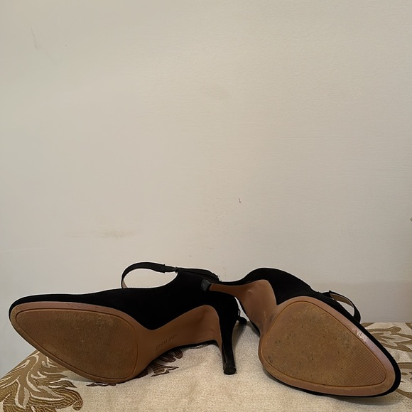 Elegant Nine West heels, size 8 1/2 8.5 - black with bow - Picture 10 of 10